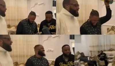 bbnaija whitemoney reaction as he hangs out with billionaire brothers e money and kcee video.jpg