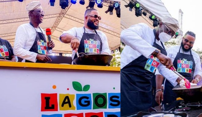 governor sanwo olu and white money at lagos food festival 768x384