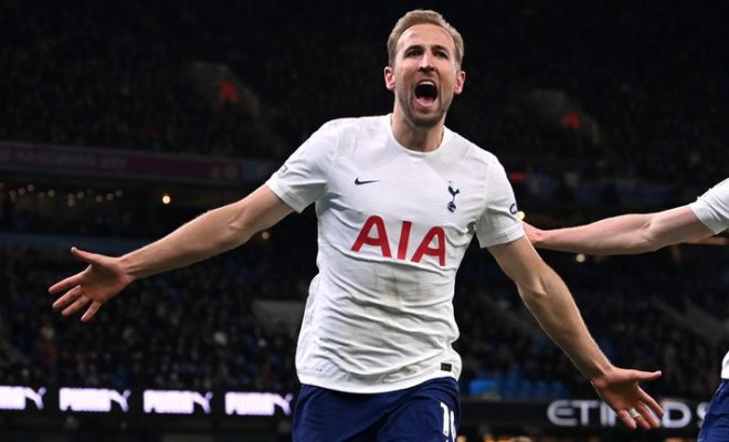 harry kane ends man city's unbeaten run as tottenham triumphs (video highlights)