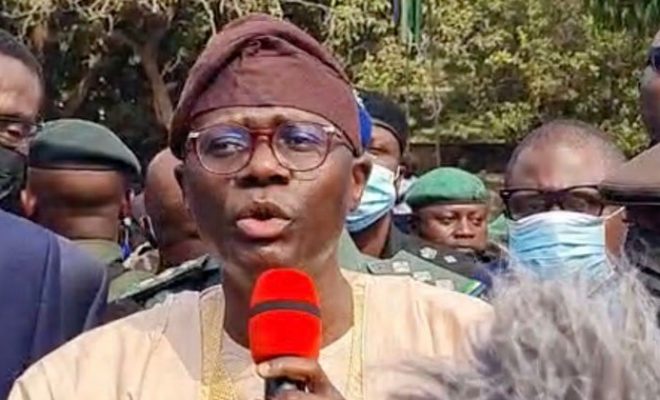 sanwo olu visits magodo