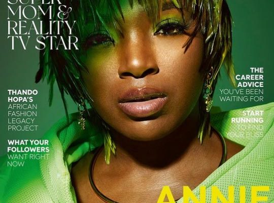 Annie Idibia is on the latest cover for South African fashion magazine