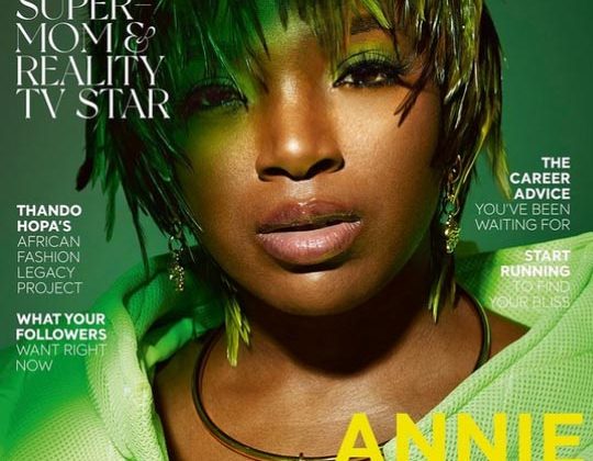 Annie Idibia is on the latest cover for South African fashion magazine