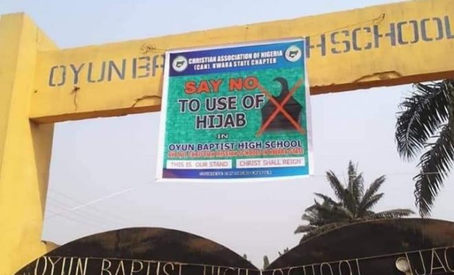 kwara shuts baptist school after fresh violence over hijab use