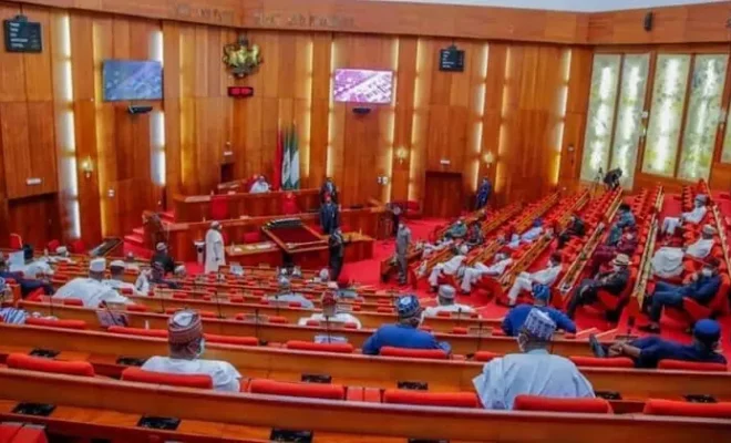 floor of the senate