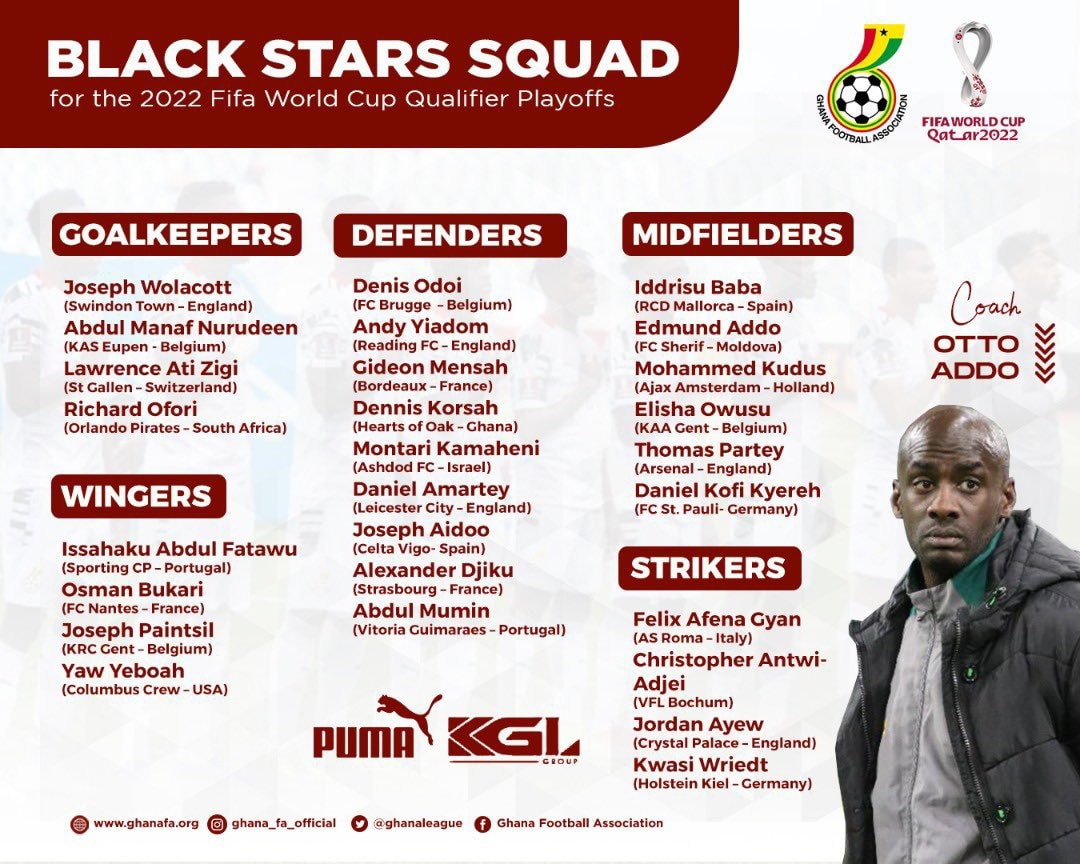 ghana squad