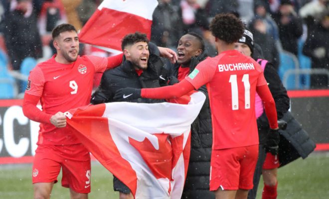 canada beats jamaica in fifa concacaf world cup qualifying 4 0 to qualify for the world cup in qatar
