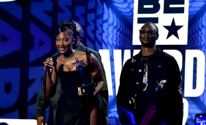 Wizkid, Tems record historic win at the 2022 BET Awards