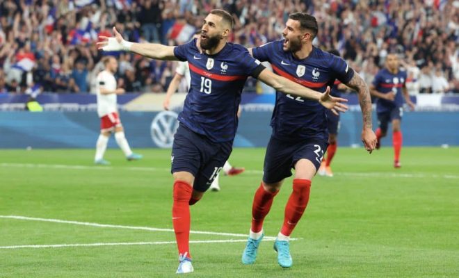 benzema goal against france