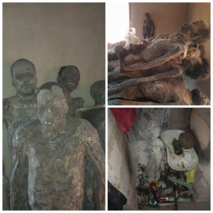 Police Uncover Ritualists Den In Benin, Recover 20 Mummified Bodies