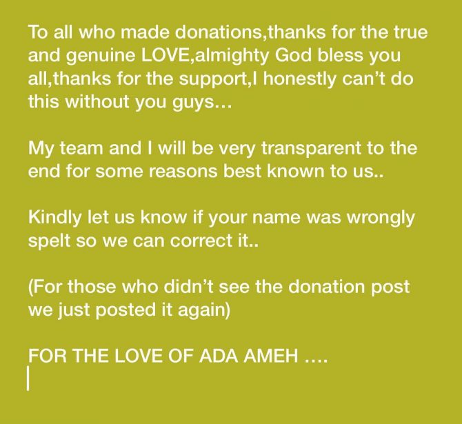 “Where Are the Celebs?” Empress Njamah Releases List of Those Who Contributed Cash for Ada Ameh’s Mum’s Upkeep