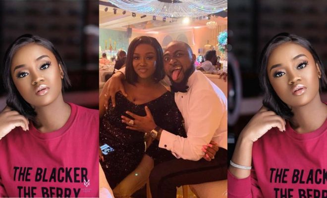 Chioma reacts to Davido’s flattering comment on her post