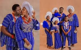“I GAT YOU FOREVER” – ACTRESS, MERCY JOHNSON’S HUSBAND, PRINCE OKOJIE TELL HER AS THEY CELEBRATES 11TH TRADITIONAL WEDDING ANNIVERSARY