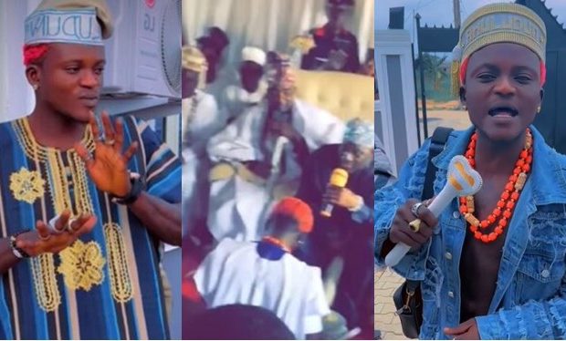 Singer Portable receives chieftaincy title in Ogun