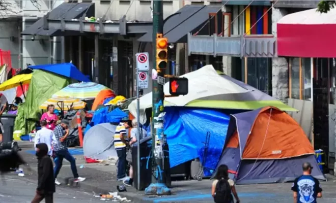 canadian residents on streets