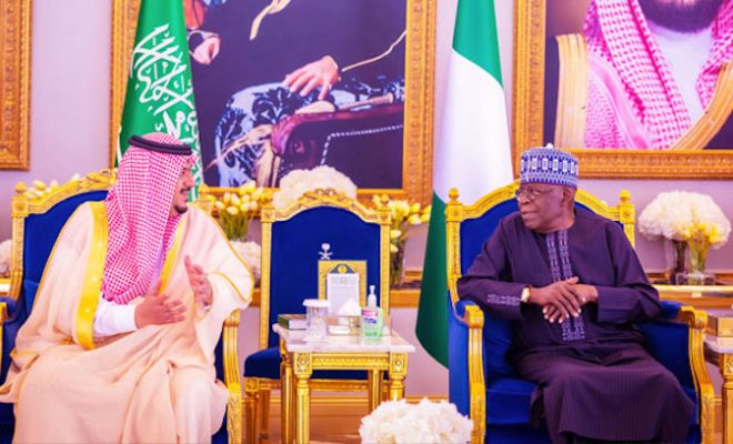 tinubu and saudi king