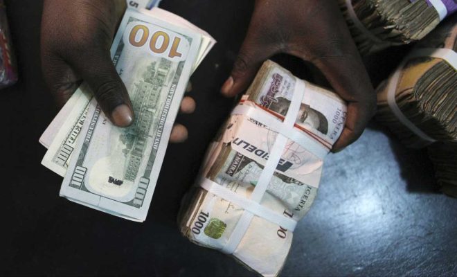 cbn floats naira at investors forex window