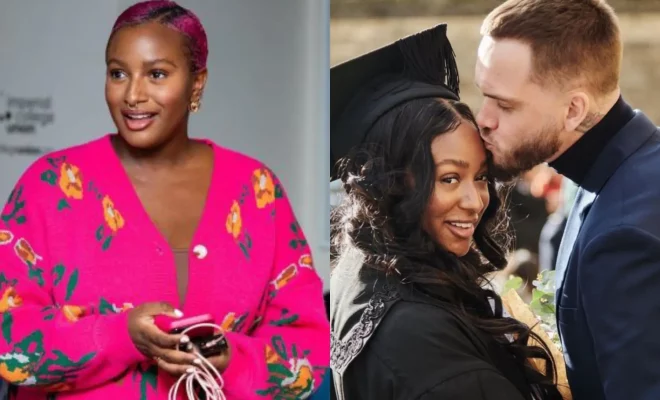 ryan taylor reacts as dj cuppy brags about spending on