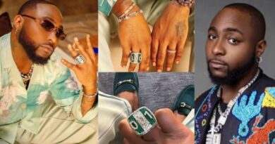Davido's lost ring