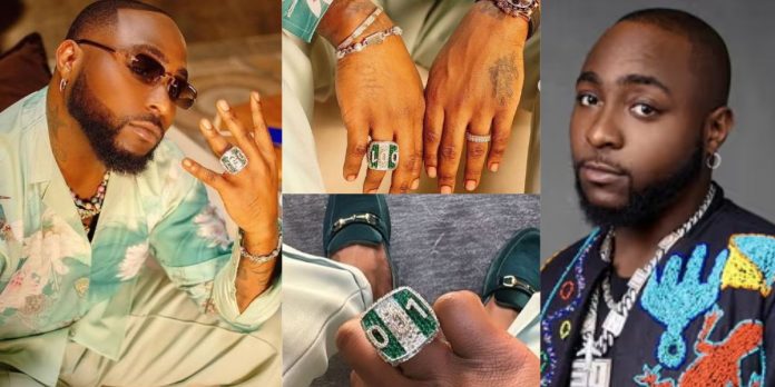 Davido's lost ring
