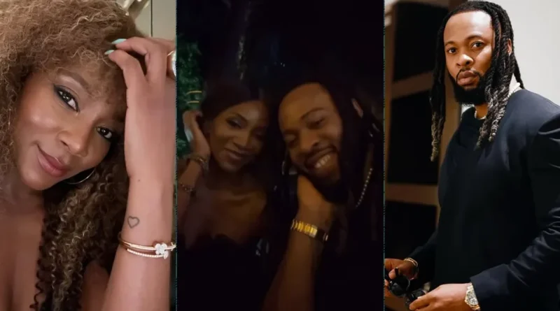 Genevieve Nnaji and Flavour N'abania