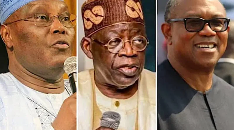 Atiku, Tinubu and Peter Obi