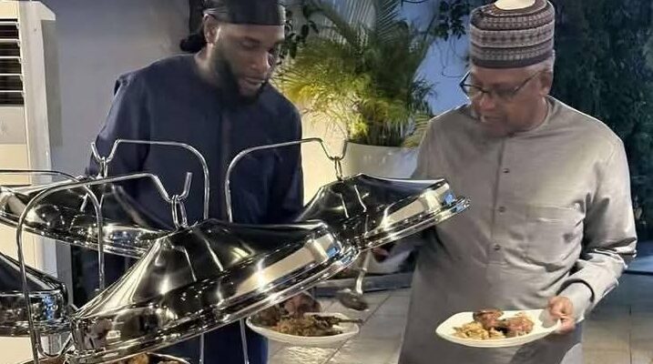 Burna Boy and Dangote