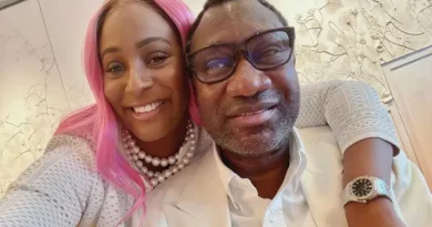 DJ Cuppy and dad