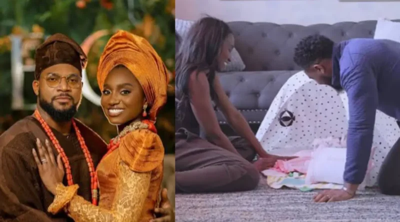 Kunle Remi and wife