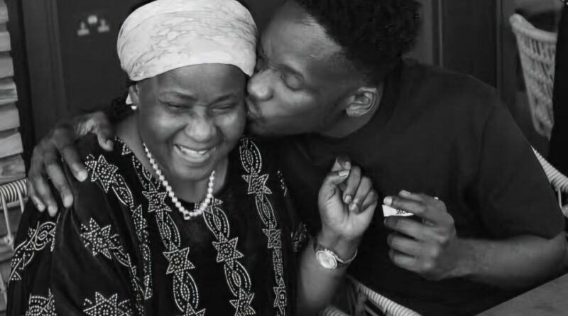 Mr Eazi and mother