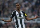 Newcastle striker Isak