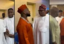 Davido, Cubana Chief Priest visit Senate President