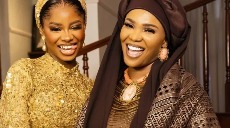 Iyabo Ojo and daughter