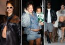 Rihanna and her family