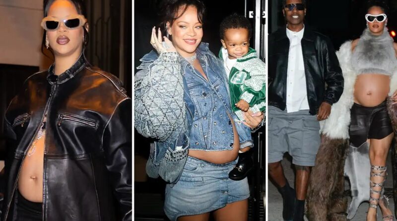 Rihanna and her family