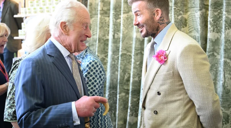 David Beckham and actor Gary Oldman were knighted in King Charles