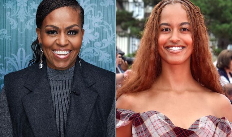 Michelle Obama and Daughter