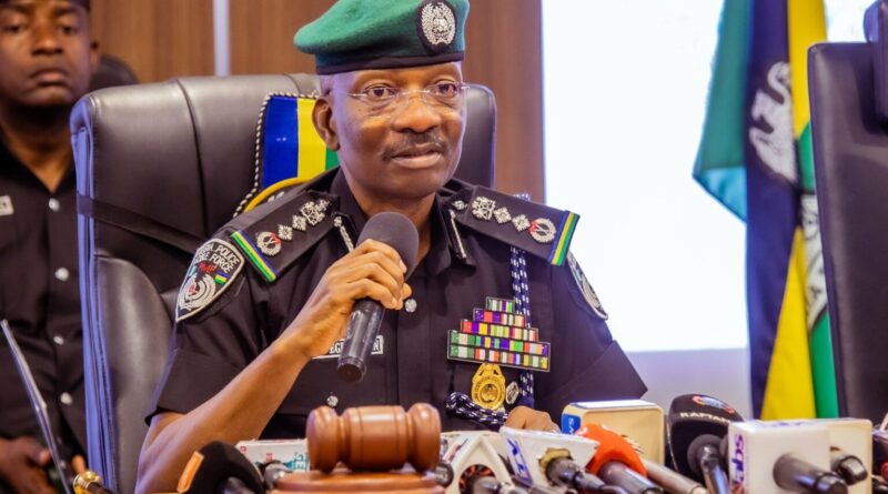 The Inspector-General of Police, IGP Olukayode Adeolu Egbetokun
