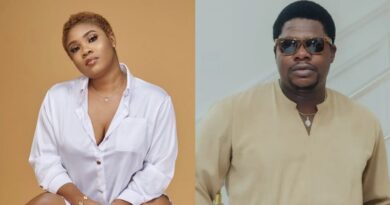 Actress Motunde and Mr Macaroni