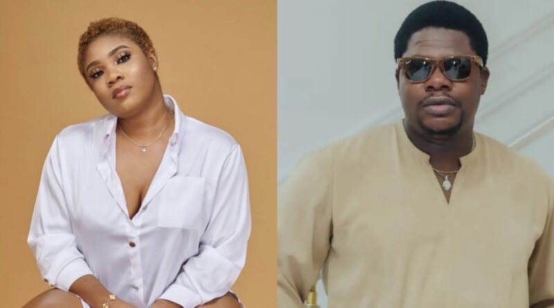 Actress Motunde and Mr Macaroni