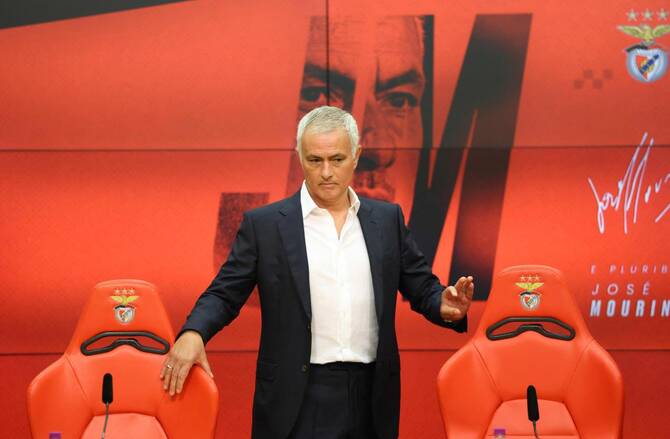 Portuguese coach Jose Mourinho