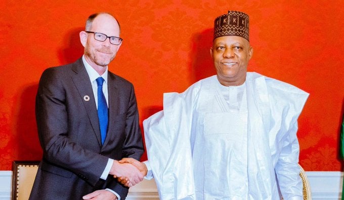 The CEO of the Bill & Melinda Gates Foundation, Mark Suzman and Shettima