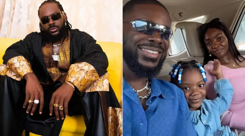 Adekunle Gold and family