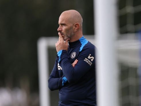 Chelsea manager, Enzo Maresca