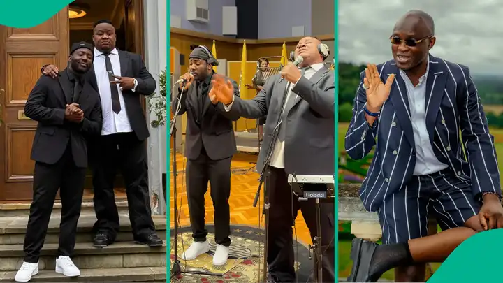 Cubana Chiefpriest Happily Records New Song With Tobi Adegboyeg