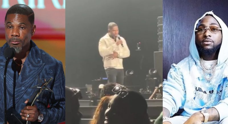 Kirk Franklin in Davido's Concert
