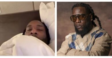 Burna Boy Down With Illness
