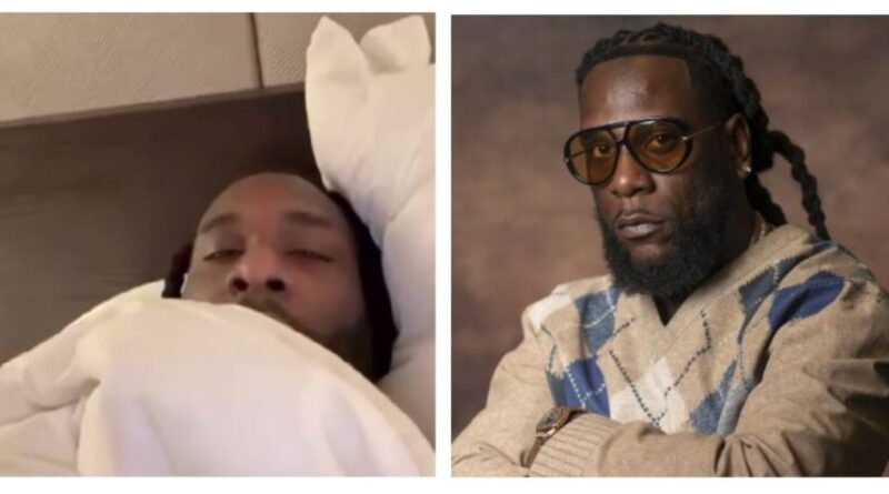 Burna Boy Down With Illness