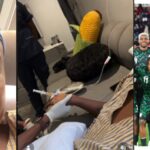 Teni Takes IV Drip, Humorously Blames Shatta Wale and Ghanaians for Super Eagles’ AFCON Loss Teni Recieves IV Drip